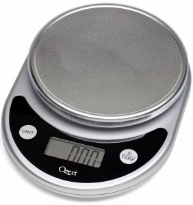 Scale for weigh out Meal Prep Food